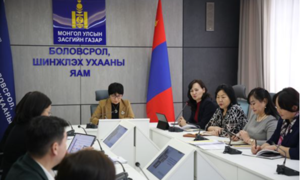 ХҮҮХДИЙН ТӨЛӨӨ ҮНДЭСНИЙ ЗӨВЛӨЛИЙН ГИШҮҮД БОЛОВСРОЛЫН САЛБАРЫН ХҮҮХДИЙН ЭРХИЙН ХЭРЭГЖИЛТТЭЙ ТАНИЛЦЛАА